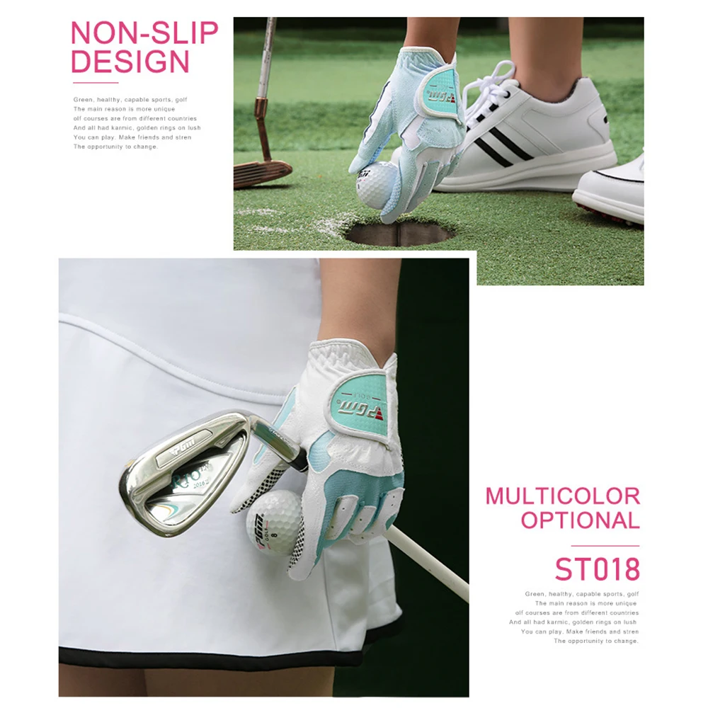 PGM Golf Gloves Women High-Stretch Microfiber Lycra Breathable Non-Slip Durable Flexible for Indoor And Outdoor Sports 골프장갑 남성
PGM Golf Gloves Women High-Stretch Microfiber Lycra Breathable Non-Slip Durable Flexible for Indoor And Outdoor Sports 골프장갑 남성