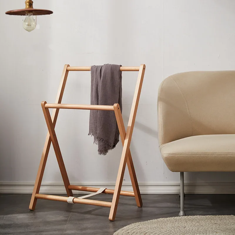 Fashion Creative Clothes Rack - High and Low Two-layer Beech Wood Hangers, Folding Design Coat Racks, Stylish Home Organizer
Fashion Creative Clothes Rack - High and Low Two-layer Beech Wood Hangers, Folding Design Coat Racks, Stylish Home Organizer