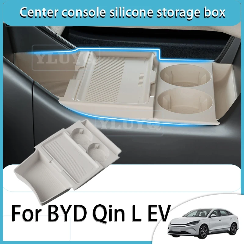 For BYD Qin L EV car silicone storage box, lower center console partition storage box, car interior accessories
For BYD Qin L EV car silicone storage box, lower center console partition storage box, car interior accessories