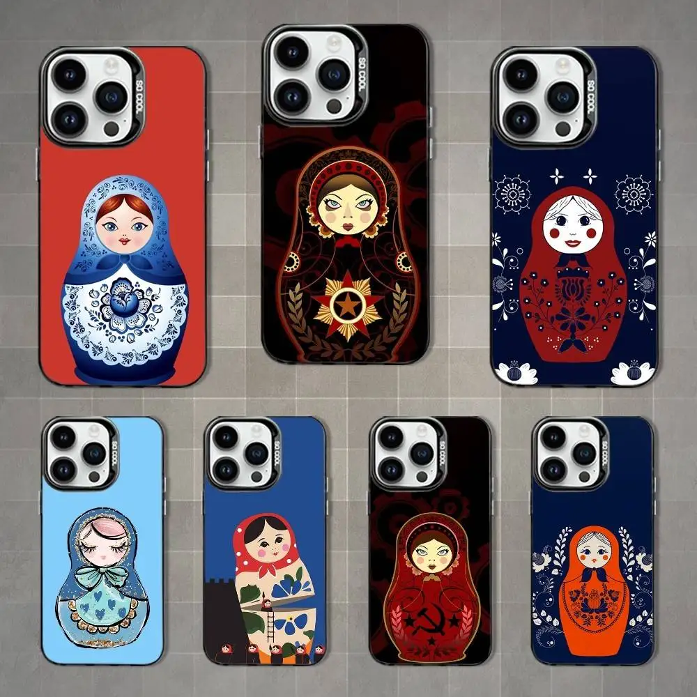 Russian Art Matryoshka Phone Case For iPhone 16,15,14,13,12,11,Mini,Pro,MAX Black Matte Shockproof Cover
Russian Art Matryoshka Phone Case For iPhone 16,15,14,13,12,11,Mini,Pro,MAX Black Matte Shockproof Cover