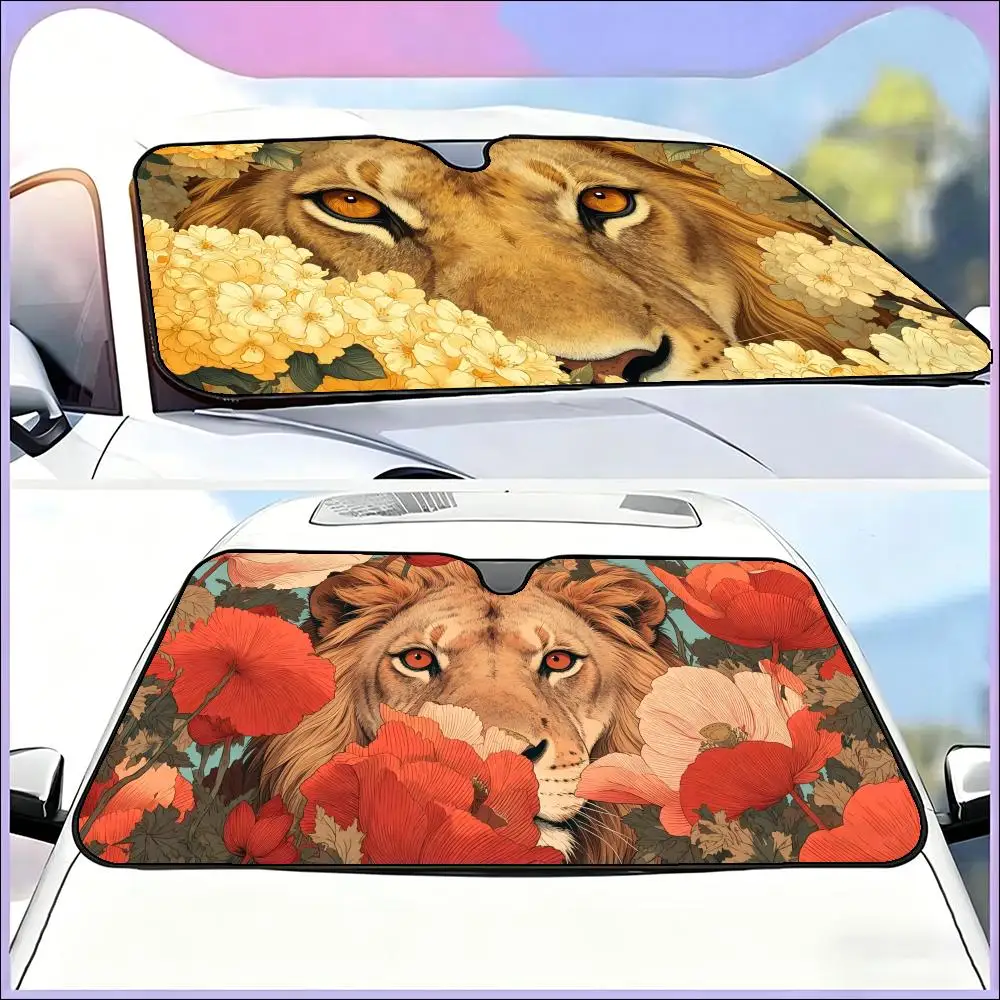 Sun Visor Premium Car Windshield Sunshade, Heat Insulation & UV Protection Sun Visor, Ideal Auto Gift E-Eye of the Lion
Sun Visor Premium Car Windshield Sunshade, Heat Insulation & UV Protection Sun Visor, Ideal Auto Gift E-Eye of the Lion