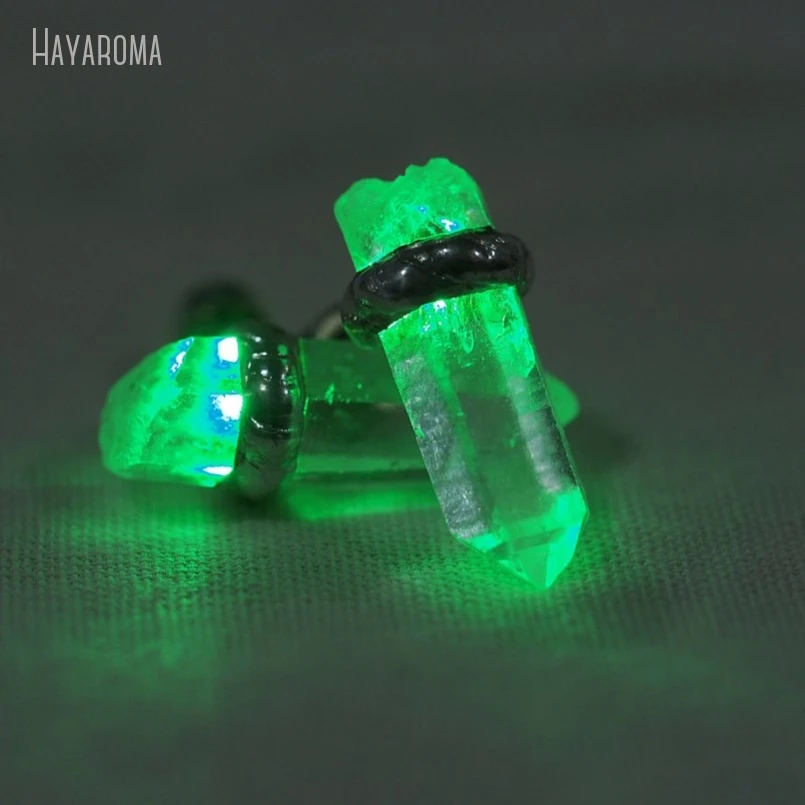 10Pcs Wholesale Soldered Light Up Pillar Point Handmade Raw Ore Green Tin Clear Crystal Stud Earring ER36010
10Pcs Wholesale Soldered Light Up Pillar Point Handmade Raw Ore Green Tin Clear Crystal Stud Earring ER36010