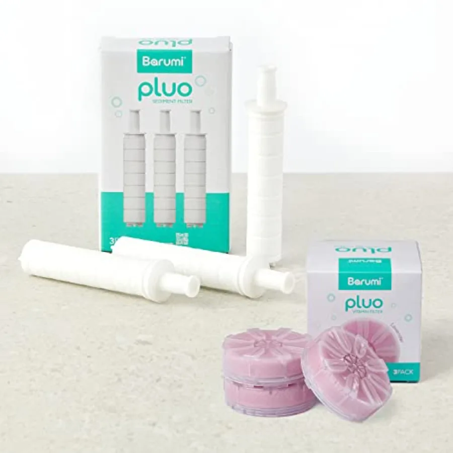 Pluo ShowerHead Filter Set 3-Pack Sediment Filters and Lavender Scent Vitamin C Filters for Handheld Filtered Shower Heads
Pluo ShowerHead Filter Set 3-Pack Sediment Filters and Lavender Scent Vitamin C Filters for Handheld Filtered Shower Heads