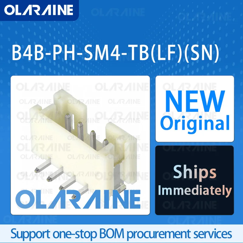 20/50/100Pcs B4B-PH-SM4-TB(LF)(SN) 100% brand new and original IC chip Connector headers and wire housings 4 Position 
20/50/100Pcs B4B-PH-SM4-TB(LF)(SN) 100% brand new and original IC chip Connector headers and wire housings 4 Position