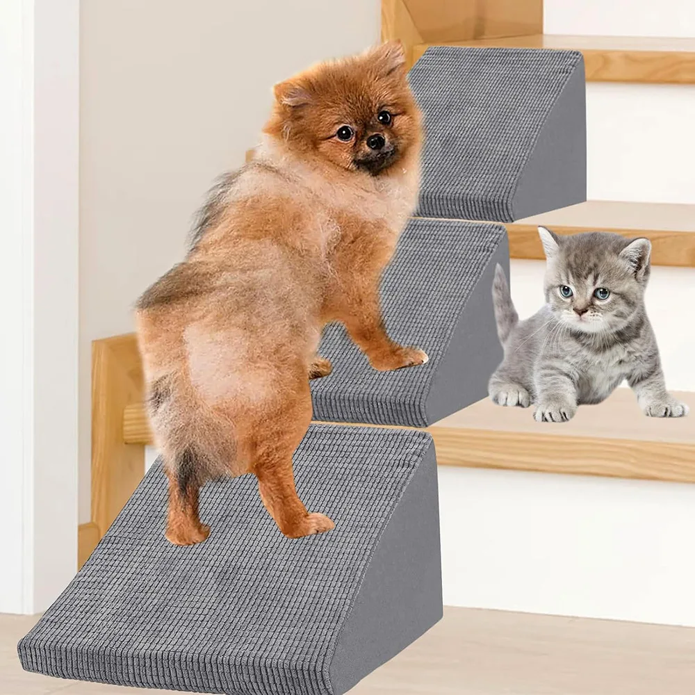 USMILEPET Customizable Pet Steps Stairs With Anti-Slip Bottom And Self-Sticky Pads To Fix Dog Ramp For Dogs Cats
USMILEPET Customizable Pet Steps Stairs With Anti-Slip Bottom And Self-Sticky Pads To Fix Dog Ramp For Dogs Cats