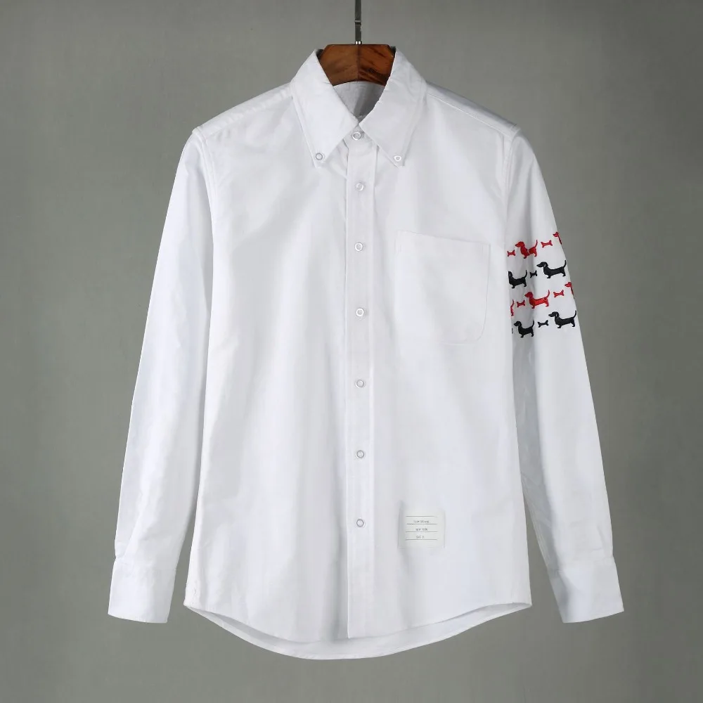 New 2022 Men Oxford embroidery Dog Bone Fashion Cotton Casual Shirts Shirt high quality Pocket long-sleeves Top M 2XL #G70
New 2022 Men Oxford embroidery Dog Bone Fashion Cotton Casual Shirts Shirt high quality Pocket long-sleeves Top M 2XL #G70