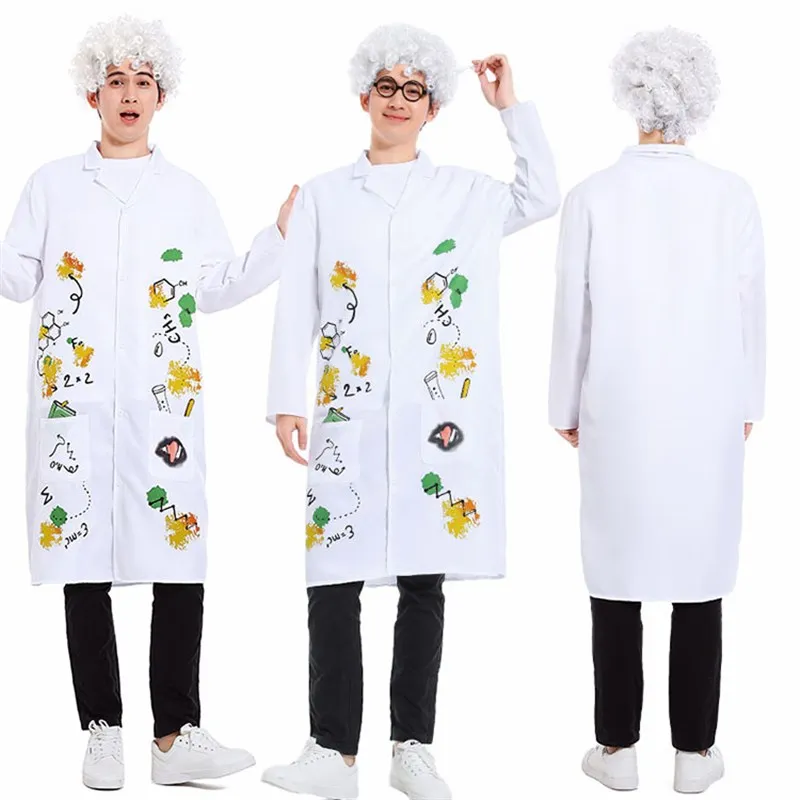 Halloween Crazy Scientist Costume Professional Makeup Performance Newton Einstein Stage Performance Clothes Women's Fashion
Halloween Crazy Scientist Costume Professional Makeup Performance Newton Einstein Stage Performance Clothes Women's Fashion