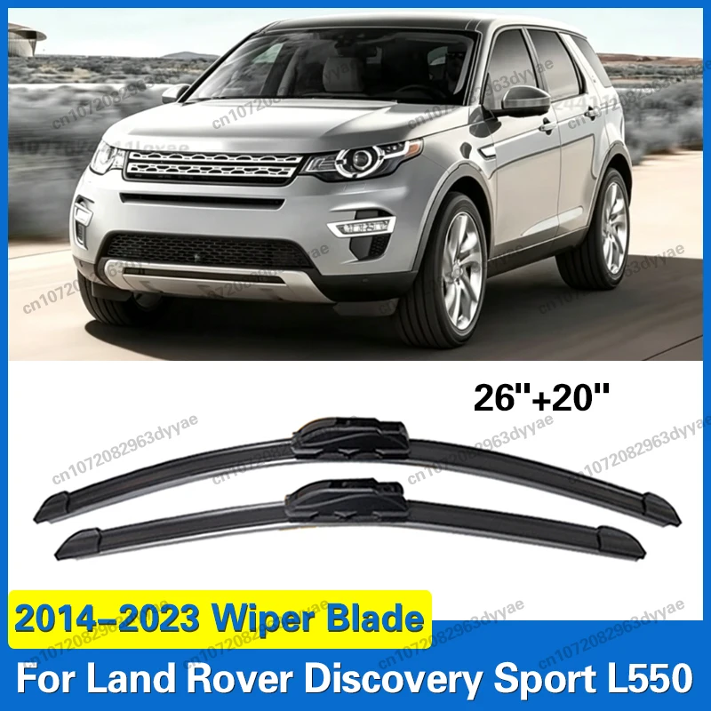 For Land Rover Discovery Sport L550 2014-2023 Front Windshield Wiper Blades 2pcs Windscreen Window Accessories 26"+20"
For Land Rover Discovery Sport L550 2014-2023 Front Windshield Wiper Blades 2pcs Windscreen Window Accessories 26"+20"