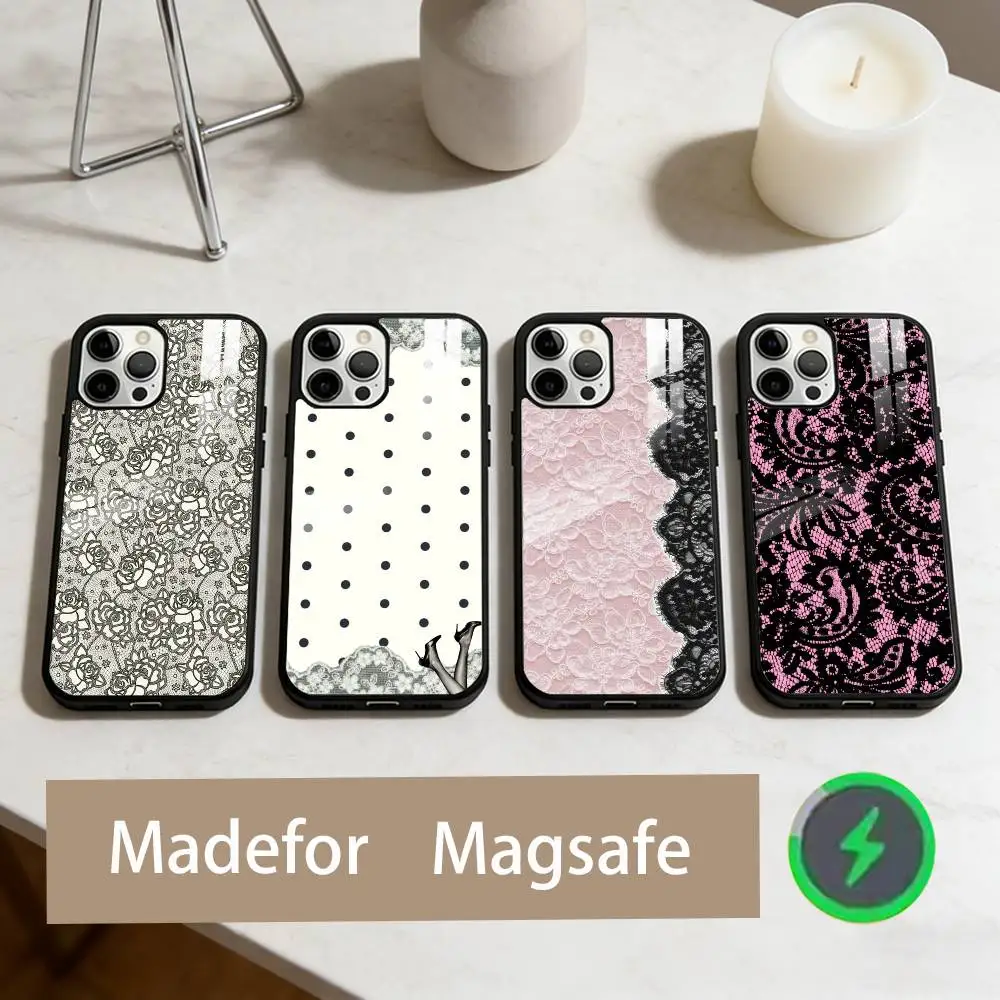 Чехол для телефона P-Polka с кружевным полосатым узором в горошек для iPhone17,16,15,14,13,12,11 Plus, Pro Max, магнитный для Magsafe, беспроводная зарядка
Чехол для телефона P-Polka с кружевным полосатым узором в горошек для iPhone17,16,15,14,13,12,11 Plus, Pro Max, магнитный для Magsafe, беспроводная зарядка