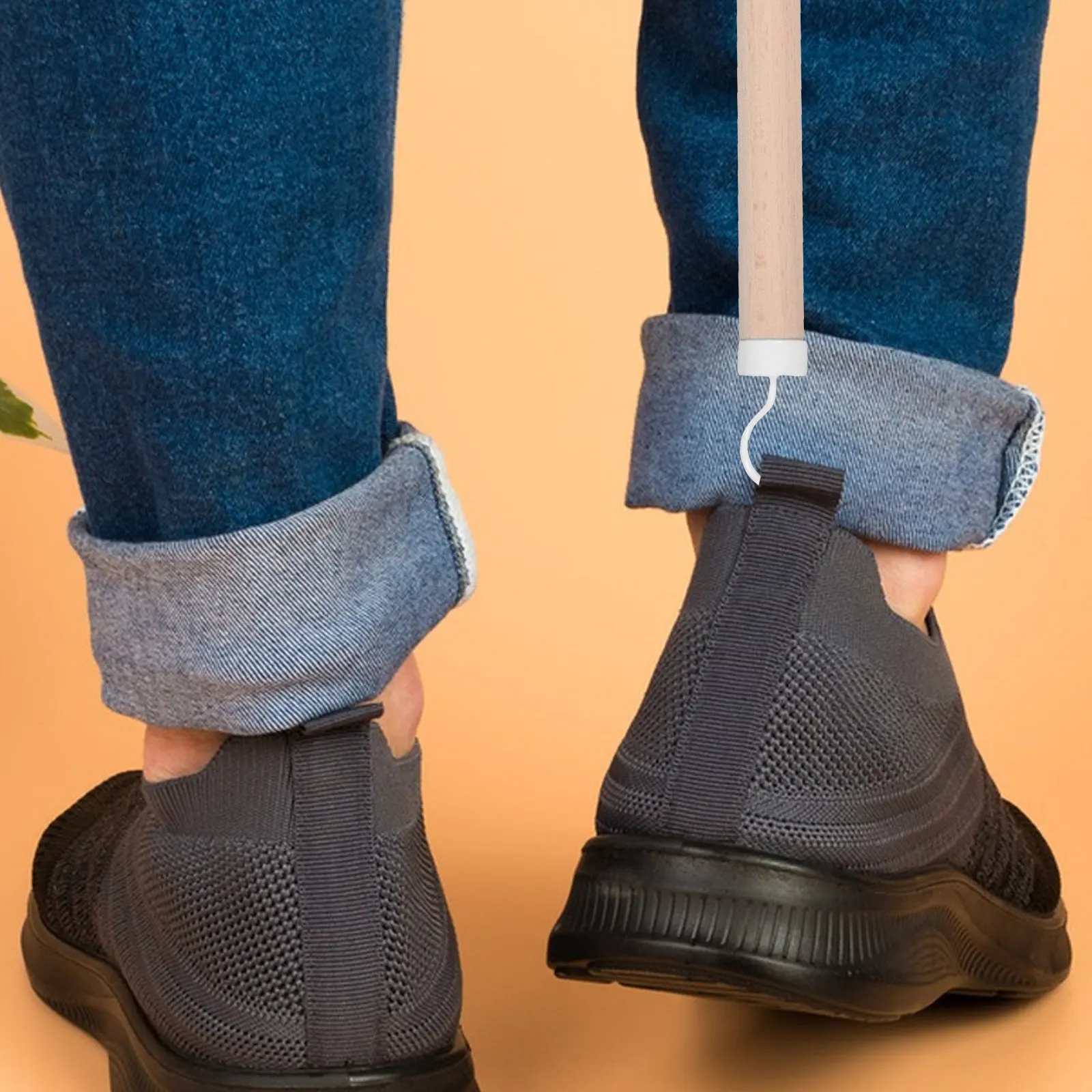 Shoehorn Dressing Aid Metal Shoehorn Hook Handle Long Ergonomic Assistance Tool Seniors Pregnant Disabled Shoe Wearing Helper
Shoehorn Dressing Aid Metal Shoehorn Hook Handle Long Ergonomic Assistance Tool Seniors Pregnant Disabled Shoe Wearing Helper