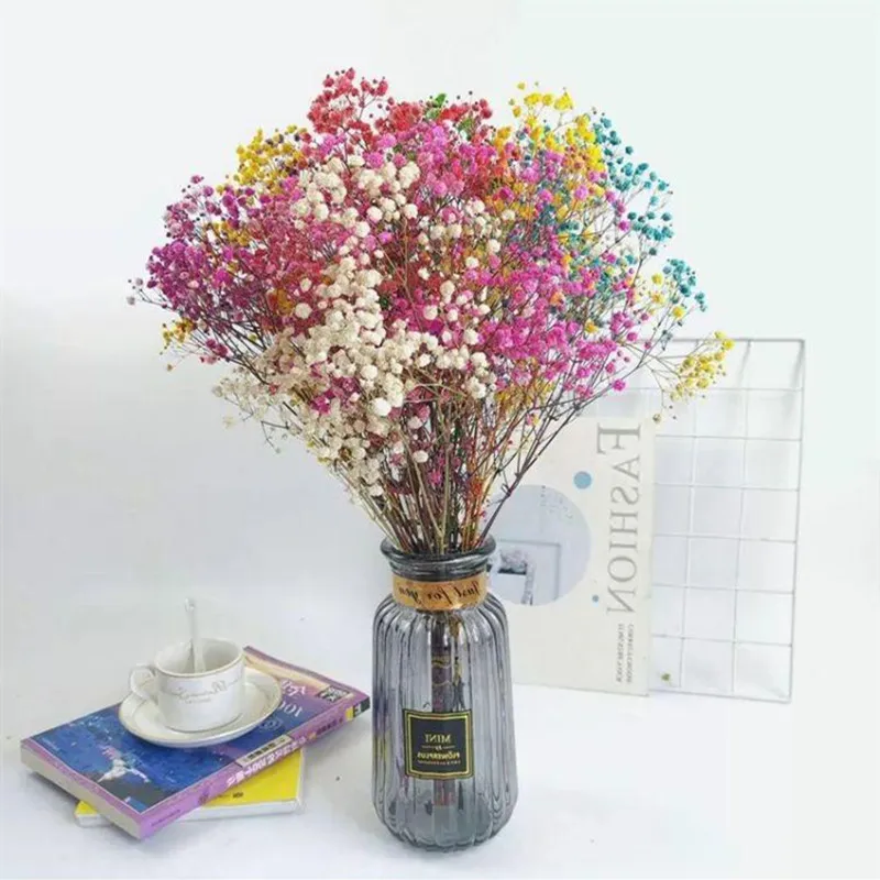 80g/lot Colorful Gypsophila Bouquets Natural Dried Flower Furnishing Living Room Decoration Christmas Decor Flore Secas
80g/lot Colorful Gypsophila Bouquets Natural Dried Flower Furnishing Living Room Decoration Christmas Decor Flore Secas