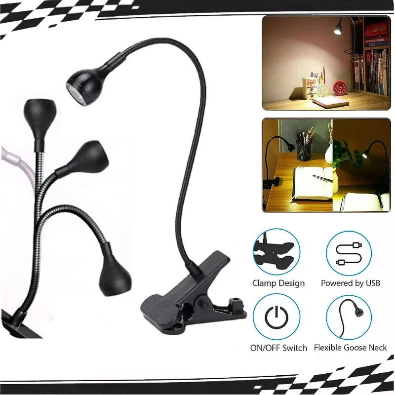 USB Powered Clip-on Reading Lamp portable computer computer Computer clipped to bed desk USB reading lamp Flexible
USB Powered Clip-on Reading Lamp portable computer computer Computer clipped to bed desk USB reading lamp Flexible