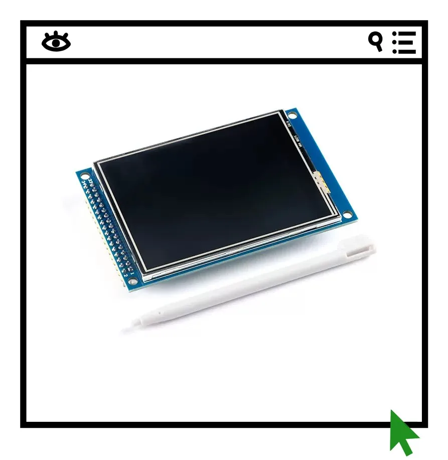 3.2-inch TFT LCD screen display module touch color LCD screen module resolution 240 * 320
3.2-inch TFT LCD screen display module touch color LCD screen module resolution 240 * 320