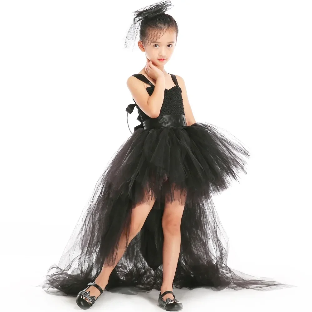 Black Girl Dress withTrain tulle Girls Baby Clothing for Party Flower Girl Party Tutu Dresses Gorgeous Halloween Party Dress
Black Girl Dress withTrain tulle Girls Baby Clothing for Party Flower Girl Party Tutu Dresses Gorgeous Halloween Party Dress