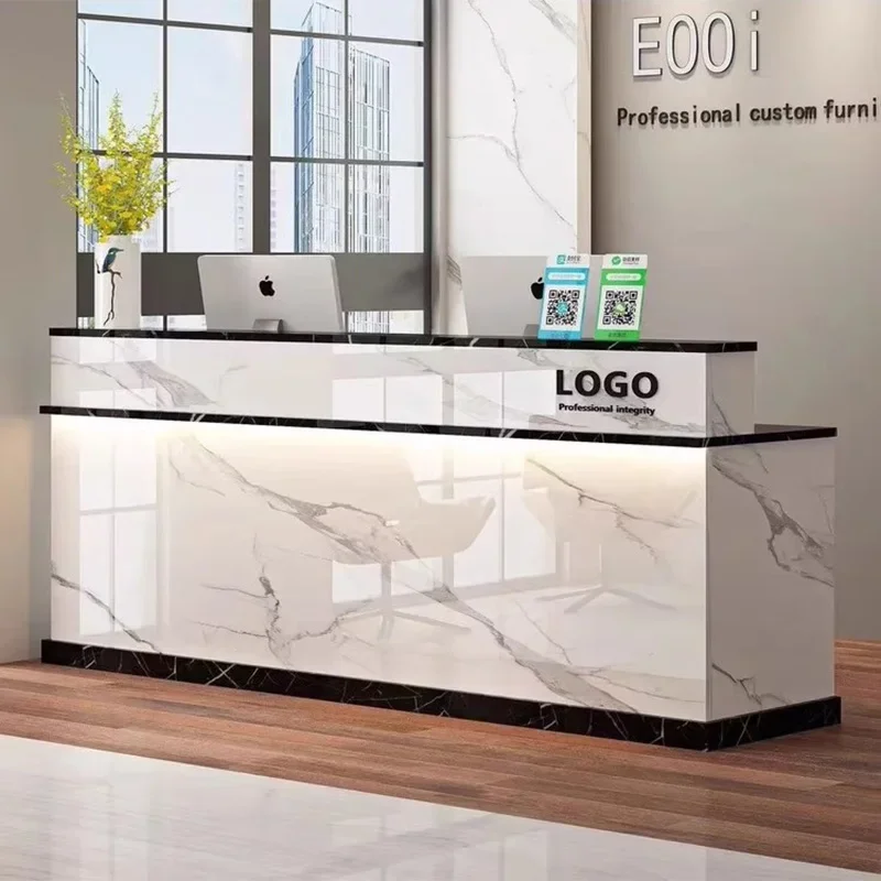 Luxury Reception Desks Customization Nordic Style Premium Aesthetic Reception Desks Unique Design Theke Empfang Office Furniture
Luxury Reception Desks Customization Nordic Style Premium Aesthetic Reception Desks Unique Design Theke Empfang Office Furniture