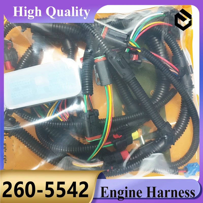 Excavator Engine Wire Harness 260-5542 2605542 for Caterpillar CAT Engine C6.6 323D E323D
Excavator Engine Wire Harness 260-5542 2605542 for Caterpillar CAT Engine C6.6 323D E323D