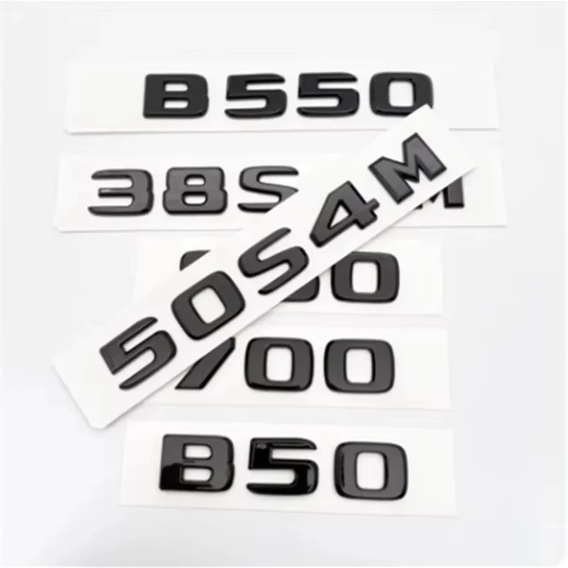 3D Glossy Black 50S4M 38S4M 40S 60S B550 850S ABS Emblem for Mercedes Benz Brabus S W221 W222 W223 Car Trunk Badge Logo Sticker
3D Glossy Black 50S4M 38S4M 40S 60S B550 850S ABS Emblem for Mercedes Benz Brabus S W221 W222 W223 Car Trunk Badge Logo Sticker