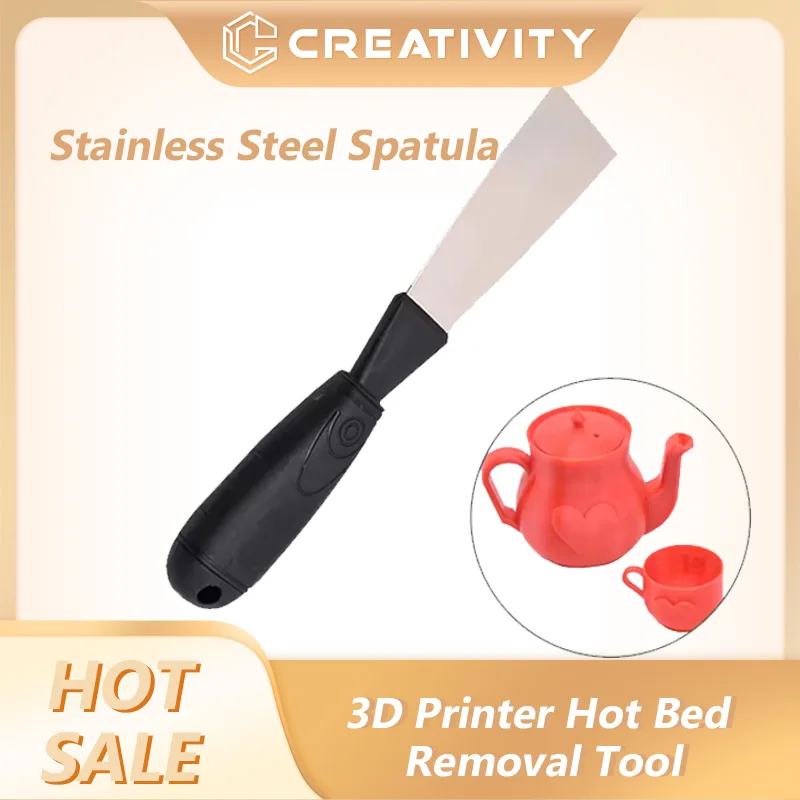 3D Printer Bed Removal Spatula Tool Stainless Steel Blade Separating Metal Professional Scraper Heatbed Platform Shovel
3D Printer Bed Removal Spatula Tool Stainless Steel Blade Separating Metal Professional Scraper Heatbed Platform Shovel