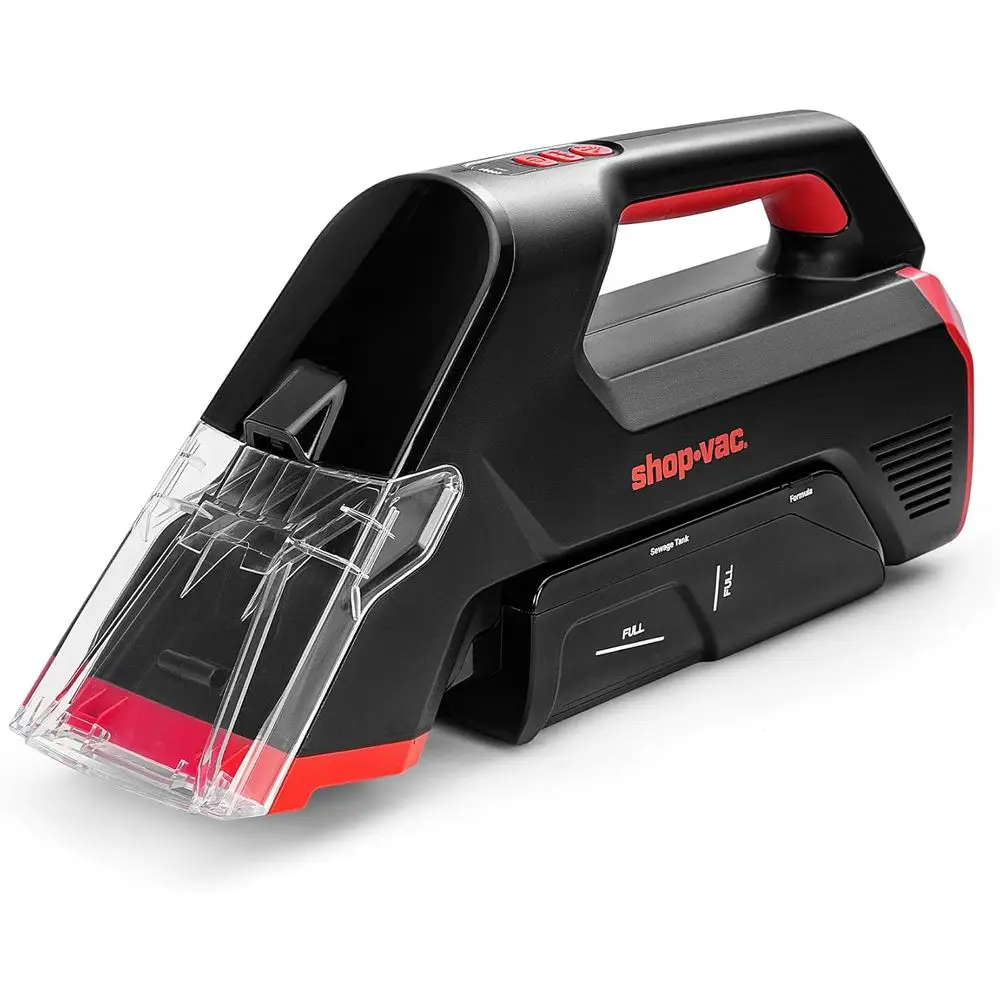 Handheld Upholstery Cleaner with Spray, Brush, 5.5kPa Suction, Dual Tanks, USB-C Rechargeable
Handheld Upholstery Cleaner with Spray, Brush, 5.5kPa Suction, Dual Tanks, USB-C Rechargeable