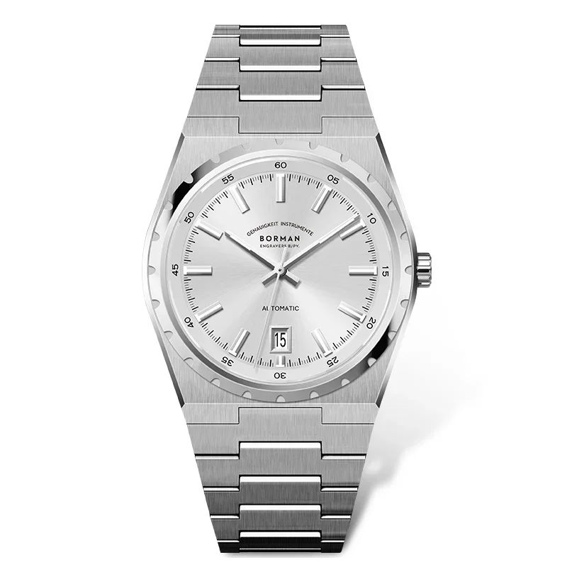 BORMAN Mens Automatic Watches 40mm Mechanical Wristwatch Ultrathick 10mm 5Bar Waterproof Sapphire Mirror Luminous Miyota 9015
BORMAN Mens Automatic Watches 40mm Mechanical Wristwatch Ultrathick 10mm 5Bar Waterproof Sapphire Mirror Luminous Miyota 9015
