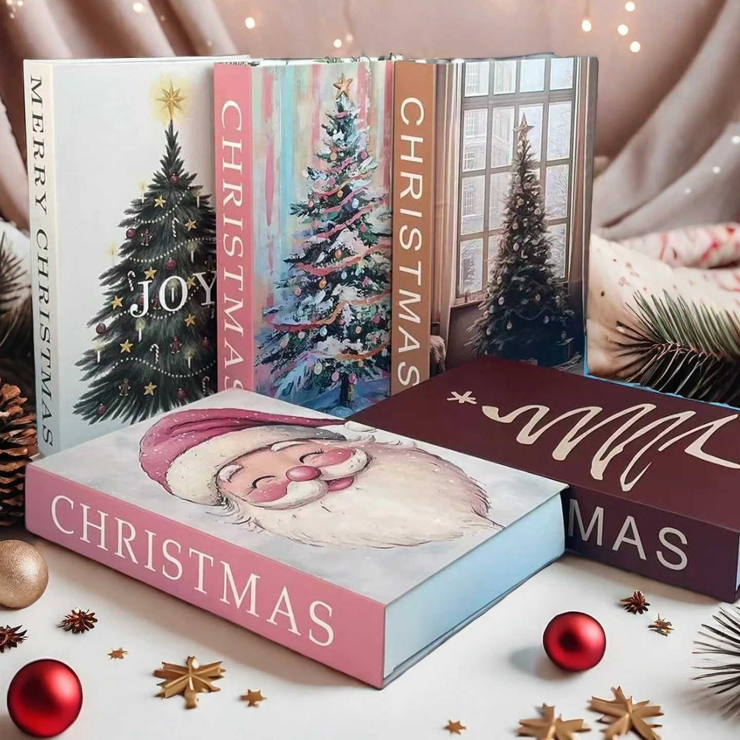 Christmas Open Fake Book Storage Box Luxury Decorative Books Abstract Design Coffee Table Books Bedroom Boho Home Interior Decor
Christmas Open Fake Book Storage Box Luxury Decorative Books Abstract Design Coffee Table Books Bedroom Boho Home Interior Decor