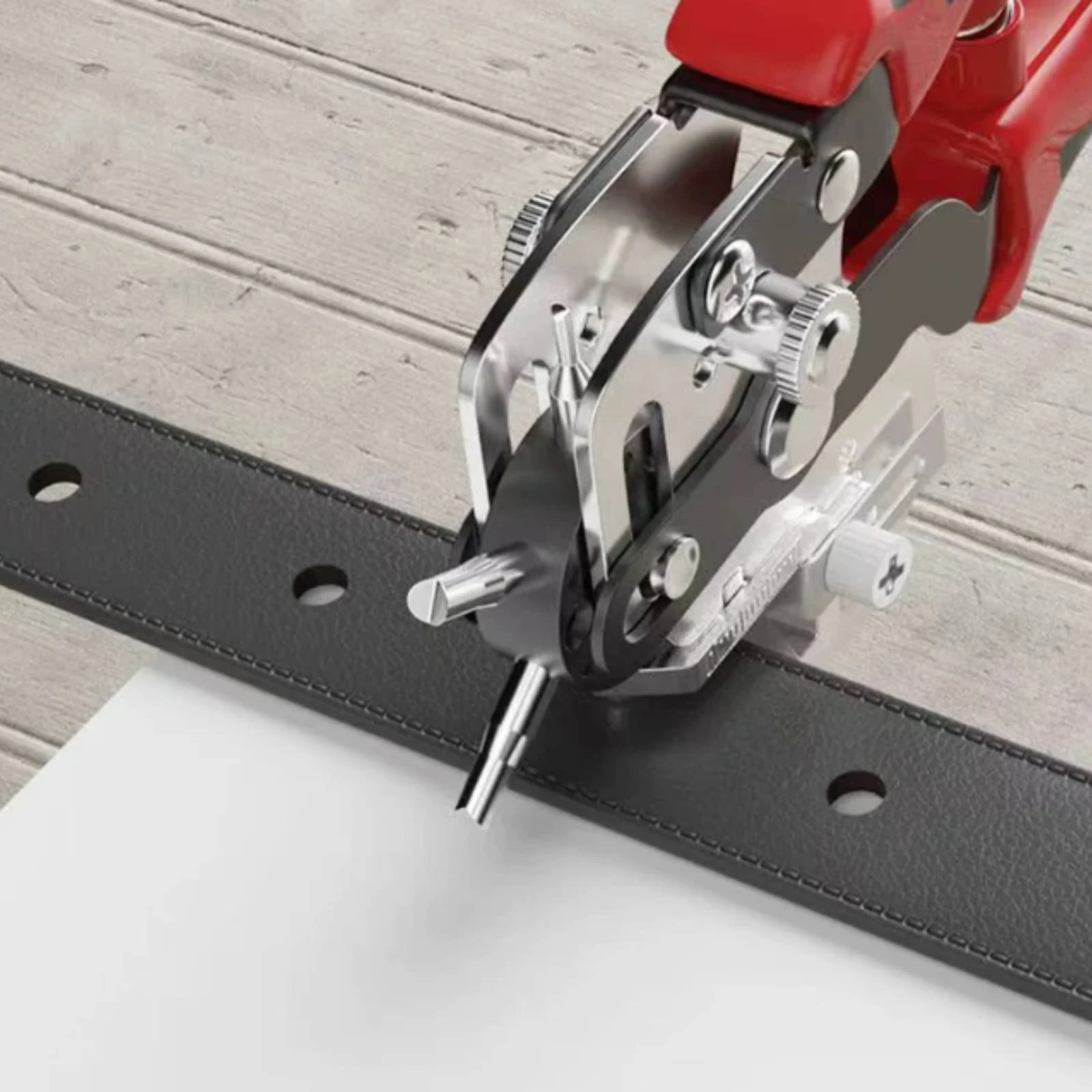 Leather Belt Hole Puncher Clean Cut Belt Hole Perforate Tool Rotary Perforate Tool Adjustable Gauge Automatic-Opening
Leather Belt Hole Puncher Clean Cut Belt Hole Perforate Tool Rotary Perforate Tool Adjustable Gauge Automatic-Opening