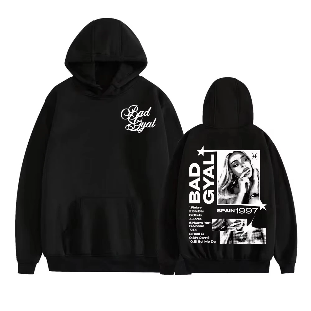 2025 Singer Bad Gyal Album Tour Graphic Hoodies Men Women's Harajuku Hip Hop Street Sweatshirts Casual Comfort Oversized Hoodie
2025 Singer Bad Gyal Album Tour Graphic Hoodies Men Women's Harajuku Hip Hop Street Sweatshirts Casual Comfort Oversized Hoodie