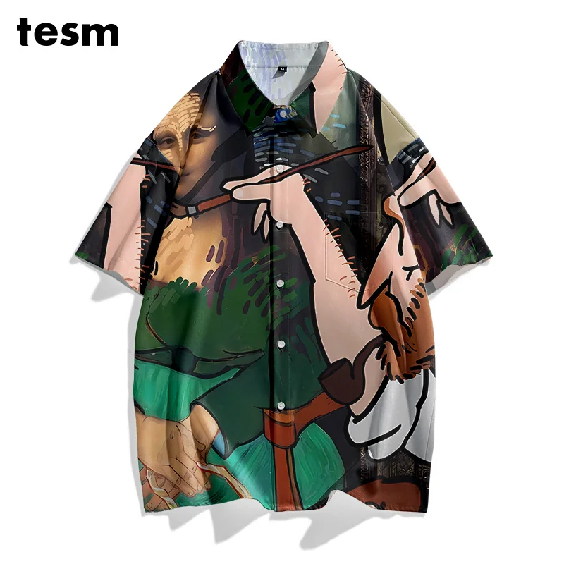 TESM Summer Couple Matching Hawaiian Shirts - Unisex Loose Short-Sleeve Breathable Sun-Protective Men Women Vacation Beach Tops
TESM Summer Couple Matching Hawaiian Shirts - Unisex Loose Short-Sleeve Breathable Sun-Protective Men Women Vacation Beach Tops