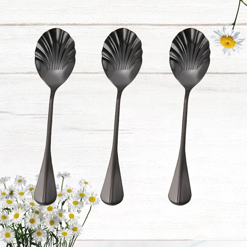 Shell Shaped Long Handle Stainless Steel Spoon Polished for Dessert Coffee Mixing Reusable Kitchen Barware Ice Cream Tools
Shell Shaped Long Handle Stainless Steel Spoon Polished for Dessert Coffee Mixing Reusable Kitchen Barware Ice Cream Tools