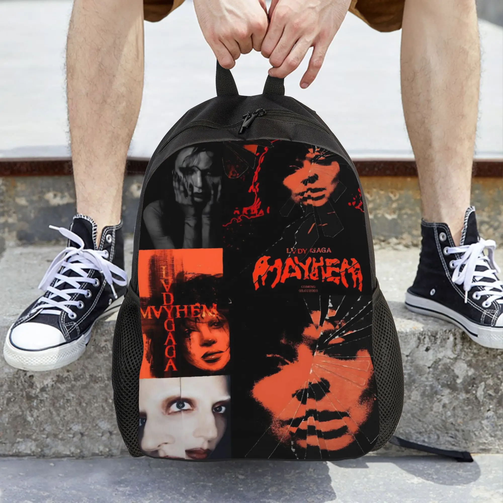Gaga Mayhem 2025 Backpack Pretty Backpacks Teen University Pattern School Bags Designer Rucksack
Gaga Mayhem 2025 Backpack Pretty Backpacks Teen University Pattern School Bags Designer Rucksack