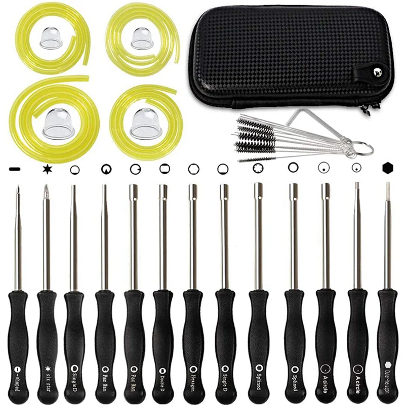 【Hot-Selling!】26 PCS Carburetor Adjustment Carb Adjusting Tool Kit For 2-Cycle Small Engine Poulan STIHL Echo Trimmer 
【Hot-Selling!】26 PCS Carburetor Adjustment Carb Adjusting Tool Kit For 2-Cycle Small Engine Poulan STIHL Echo Trimmer