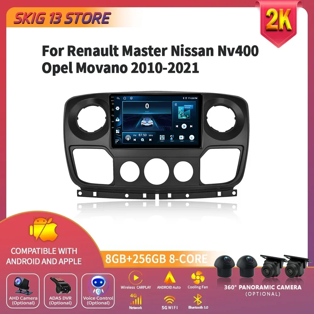 For Renault Master Nissan Nv400 Opel Movano 2010-2021 Android Car Radio Multimedia Navigation Wireless Carplay GPS Touch Screen
For Renault Master Nissan Nv400 Opel Movano 2010-2021 Android Car Radio Multimedia Navigation Wireless Carplay GPS Touch Screen