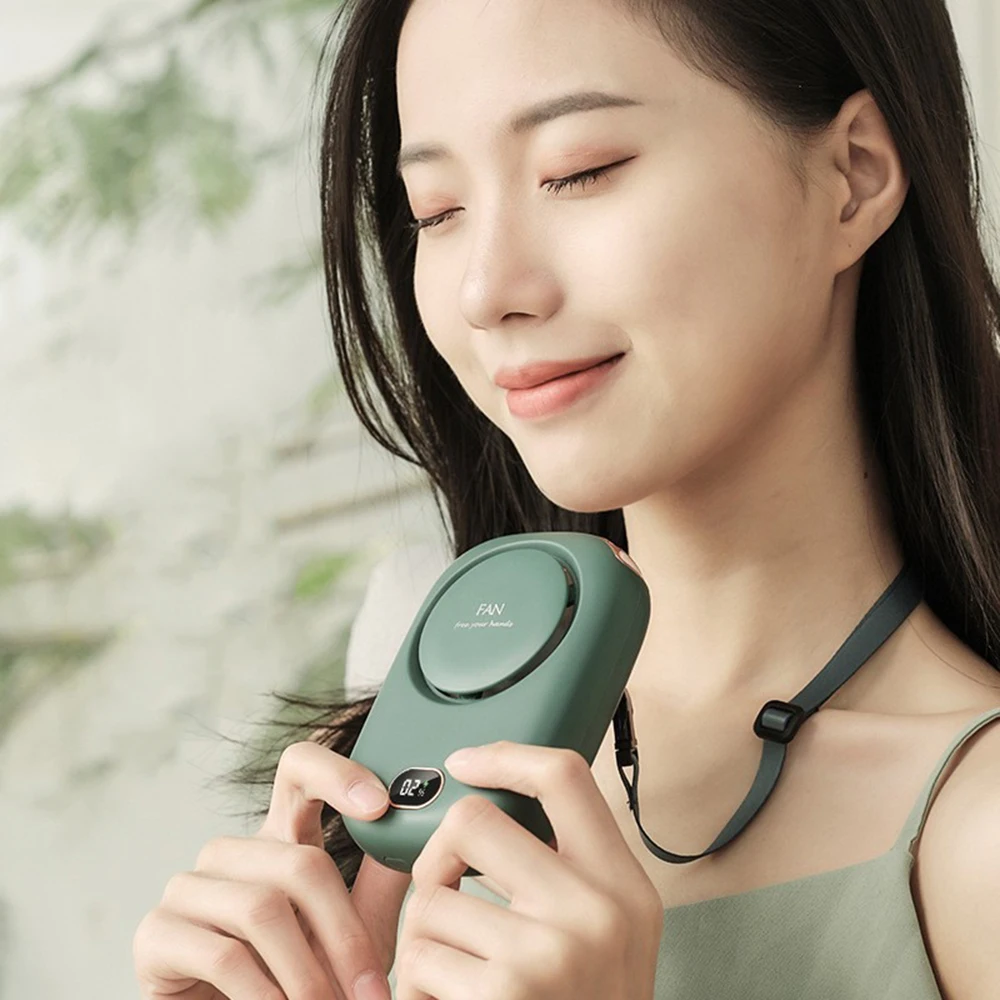 New Mini Digital Display Hanging Neck Fan Outdoor Portable Handheld Small Fan Creative Usb Charging Hanging Waist Fan
New Mini Digital Display Hanging Neck Fan Outdoor Portable Handheld Small Fan Creative Usb Charging Hanging Waist Fan