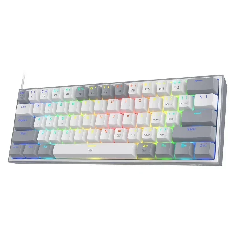 New! Redragon K617 Fizz 60% Wired RGB Gaming Keyboard, 61 Keys Hot-Swap Compact Mechanical Keyboard Red Switch
New! Redragon K617 Fizz 60% Wired RGB Gaming Keyboard, 61 Keys Hot-Swap Compact Mechanical Keyboard Red Switch