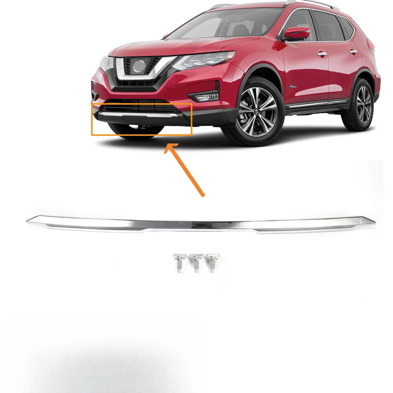 Fit For Nissan Rogue 2017 2018 2019 2020 Front Bumper Chrome Trim Lower Moulding
Fit For Nissan Rogue 2017 2018 2019 2020 Front Bumper Chrome Trim Lower Moulding