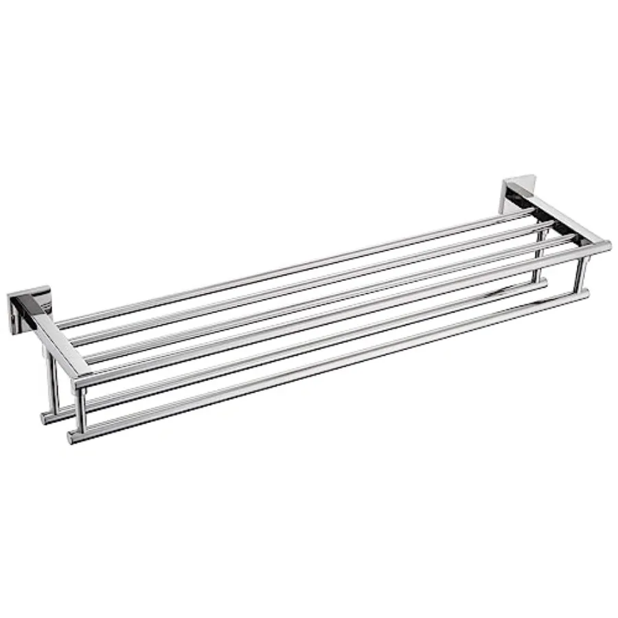 Bathroom Towel Rack Towel Holder 32 Inches Bath Towel Shelf with Double Towel Bars Wall Mounted Polished Chrome Stainless Steel
Bathroom Towel Rack Towel Holder 32 Inches Bath Towel Shelf with Double Towel Bars Wall Mounted Polished Chrome Stainless Steel