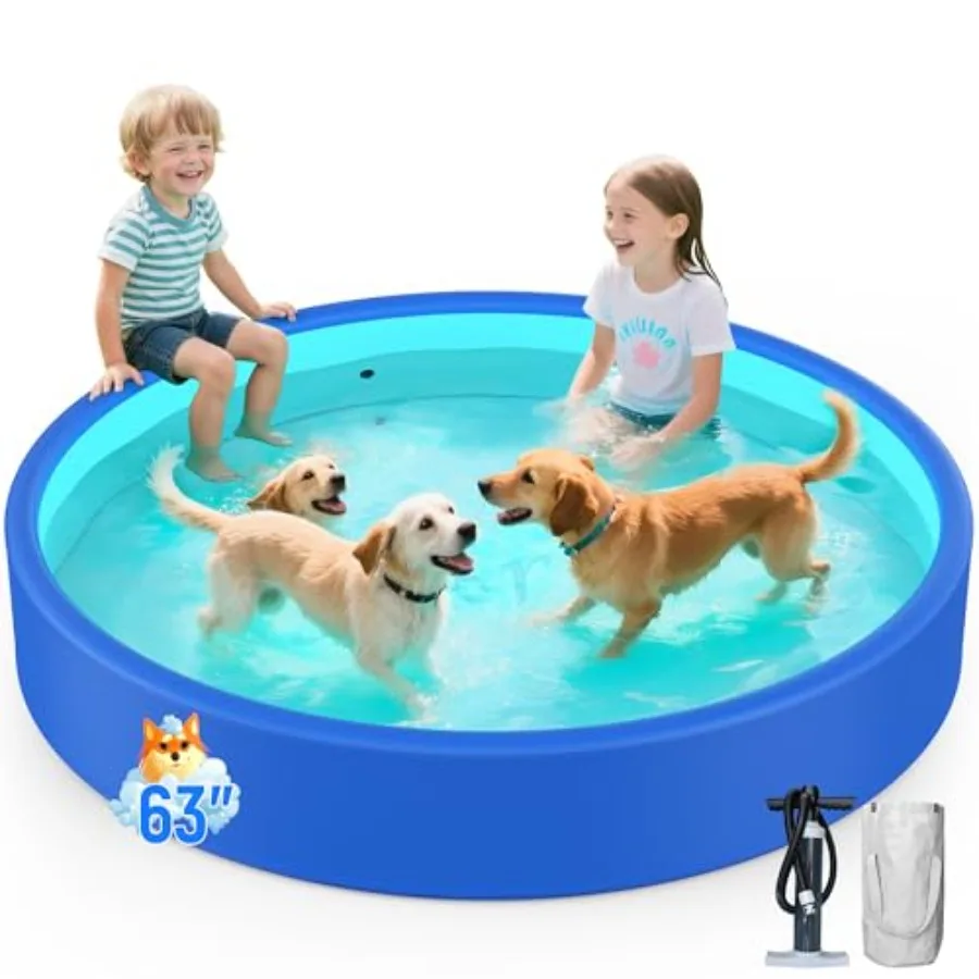 Foldable Dog Pet Bath Pool Brushed Inflatable Dog Pet Pool Collapsible Kiddie Pool Bathing Tub Doggie Wading Pool for Small to
Foldable Dog Pet Bath Pool Brushed Inflatable Dog Pet Pool Collapsible Kiddie Pool Bathing Tub Doggie Wading Pool for Small to