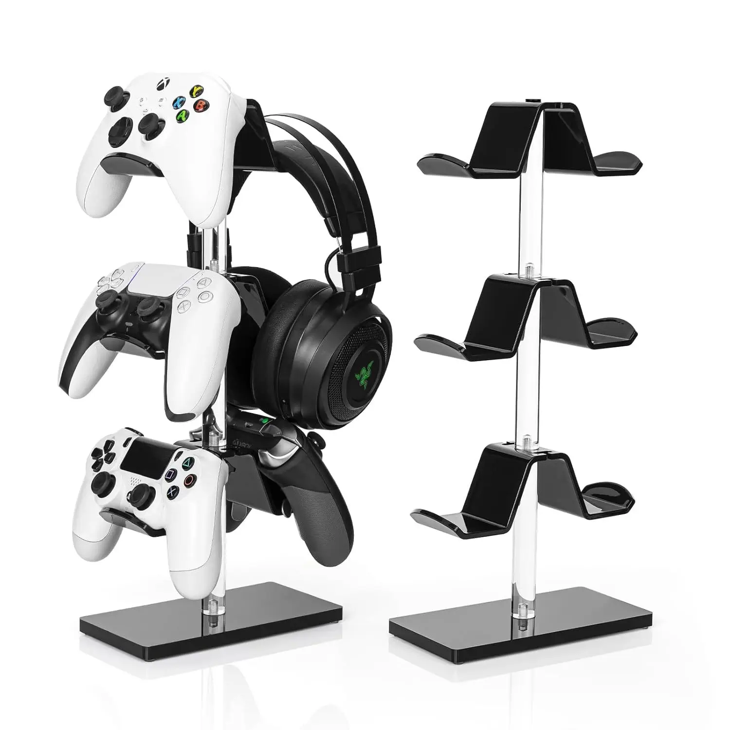 Game Controller Holder Stable Base Easy Installation Headphone Stand for Earphones Gaming Headset Headphones Game Controllers
Game Controller Holder Stable Base Easy Installation Headphone Stand for Earphones Gaming Headset Headphones Game Controllers