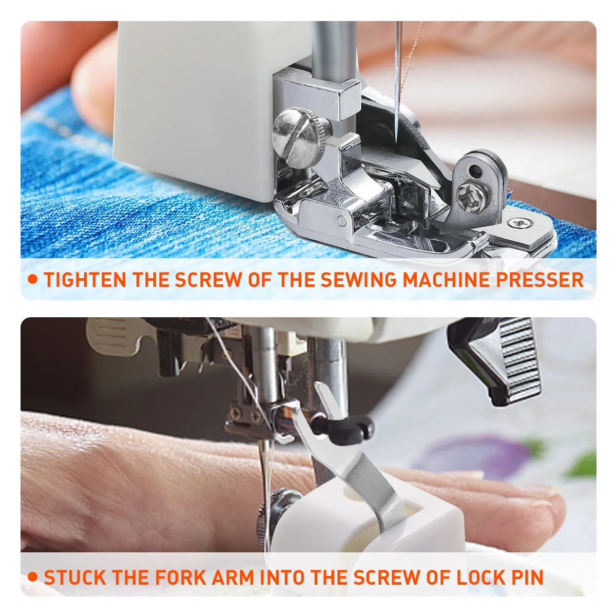 Side Cutter Sewing Machine Presser Foot for Low-Shank Machines Fabric Trimmer Sew Seam and Finish Simultaneously Sewing Machine
Side Cutter Sewing Machine Presser Foot for Low-Shank Machines Fabric Trimmer Sew Seam and Finish Simultaneously Sewing Machine