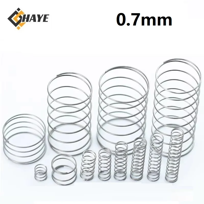 304 Stainless Steel 0.7mm Compression Spring Compressed 0.7mm Wire Diameter Return Springs 10PCS
304 Stainless Steel 0.7mm Compression Spring Compressed 0.7mm Wire Diameter Return Springs 10PCS