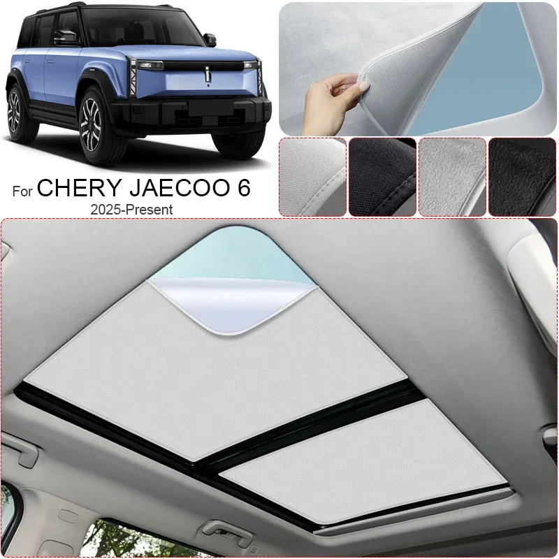 Car Suede Fabric Anti-uv For CHERY JAECOO 6 2025-Present Electrostatic Adsorption Sunroof Sunshade Auto Heat Insulation Skylight
Car Suede Fabric Anti-uv For CHERY JAECOO 6 2025-Present Electrostatic Adsorption Sunroof Sunshade Auto Heat Insulation Skylight