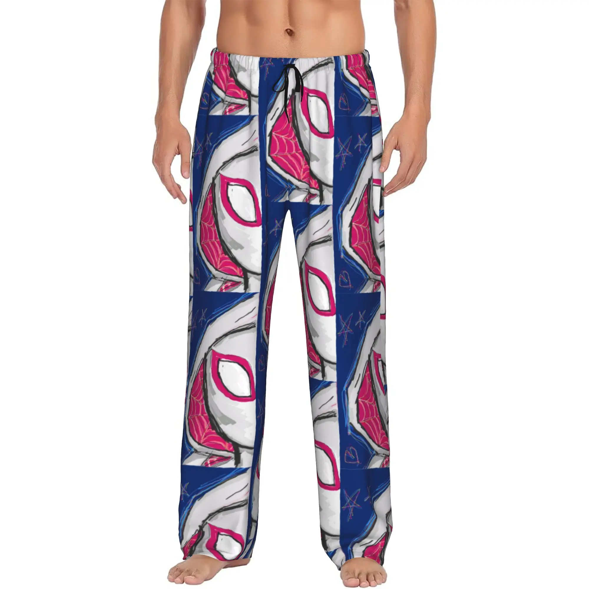 Custom Print Men G-Gwen Stacy S-Spiderman Pajama Pants Sleepwear Sleep Lounge Bottoms with Pockets
Custom Print Men G-Gwen Stacy S-Spiderman Pajama Pants Sleepwear Sleep Lounge Bottoms with Pockets