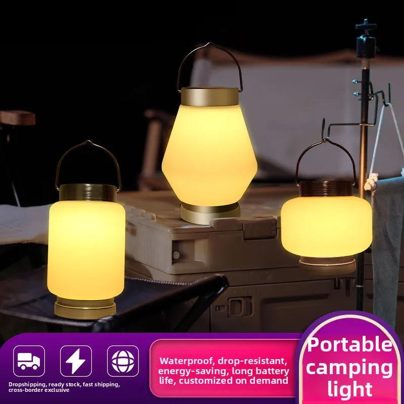 Solar Handle Camping Lamp, USB Rechargeable Night Light, Waterproof Portable LED Lantern for Outdoor Tent Patio Table
Solar Handle Camping Lamp, USB Rechargeable Night Light, Waterproof Portable LED Lantern for Outdoor Tent Patio Table