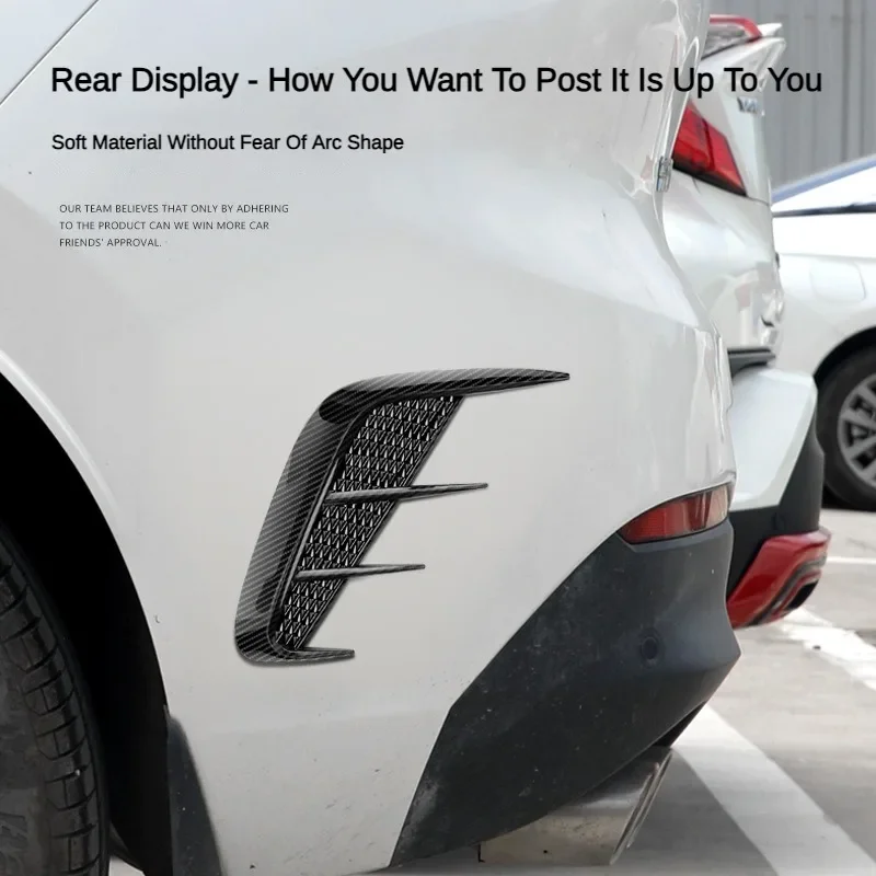 Pair Multipurpose Carbon Fibre Car Shark Gills Emulation Vent Side Air Inlet Hood Decoration Vehicle Air Outlet Car Body Sticker
Pair Multipurpose Carbon Fibre Car Shark Gills Emulation Vent Side Air Inlet Hood Decoration Vehicle Air Outlet Car Body Sticker