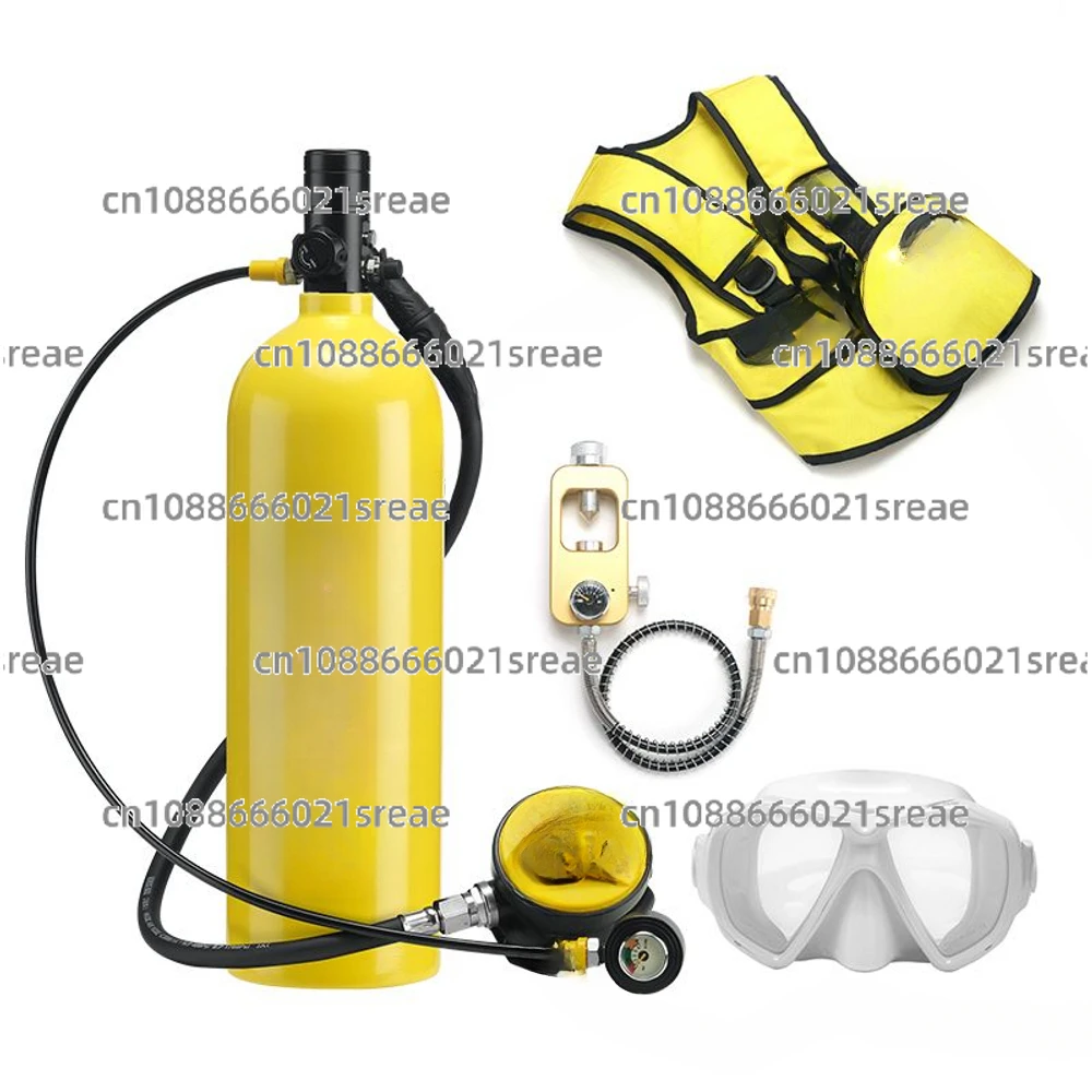 2L Scuba Diving Equipment/gear Mini Tank Mask/Adapter Cylinder oxyg Bottle Underwater Snorkeling Set B
2L Scuba Diving Equipment/gear Mini Tank Mask/Adapter Cylinder oxyg Bottle Underwater Snorkeling Set B