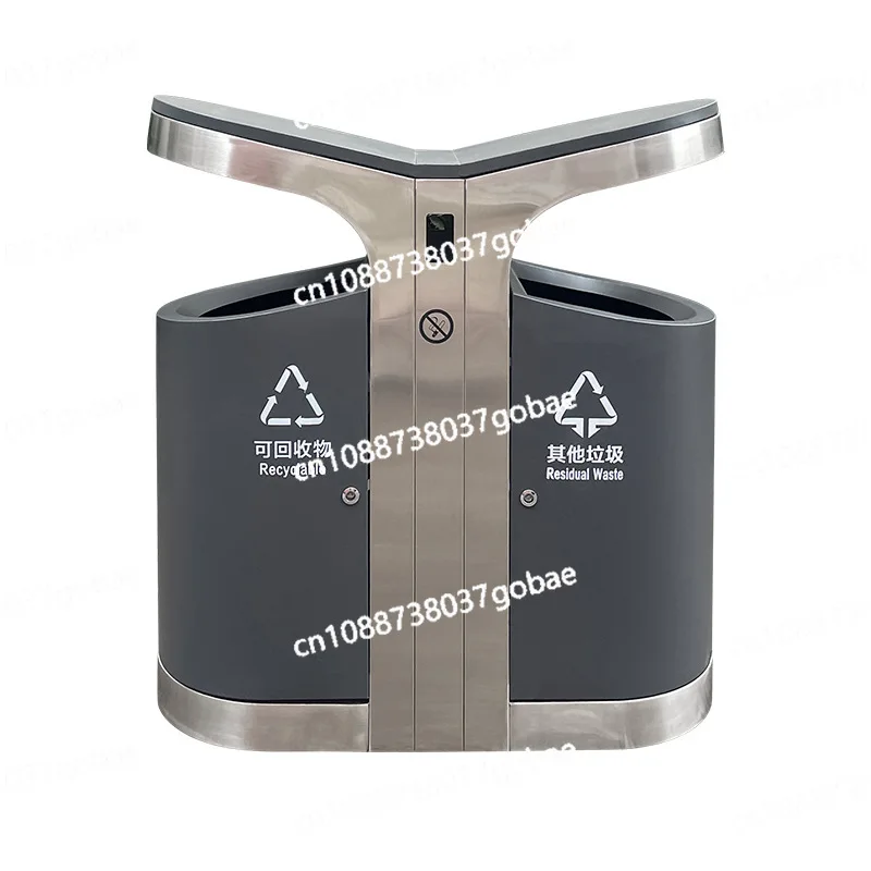 Outdoor stainless steel trash can Sanitation Large classification leather box Municipal garden Residential park
Outdoor stainless steel trash can Sanitation Large classification leather box Municipal garden Residential park
