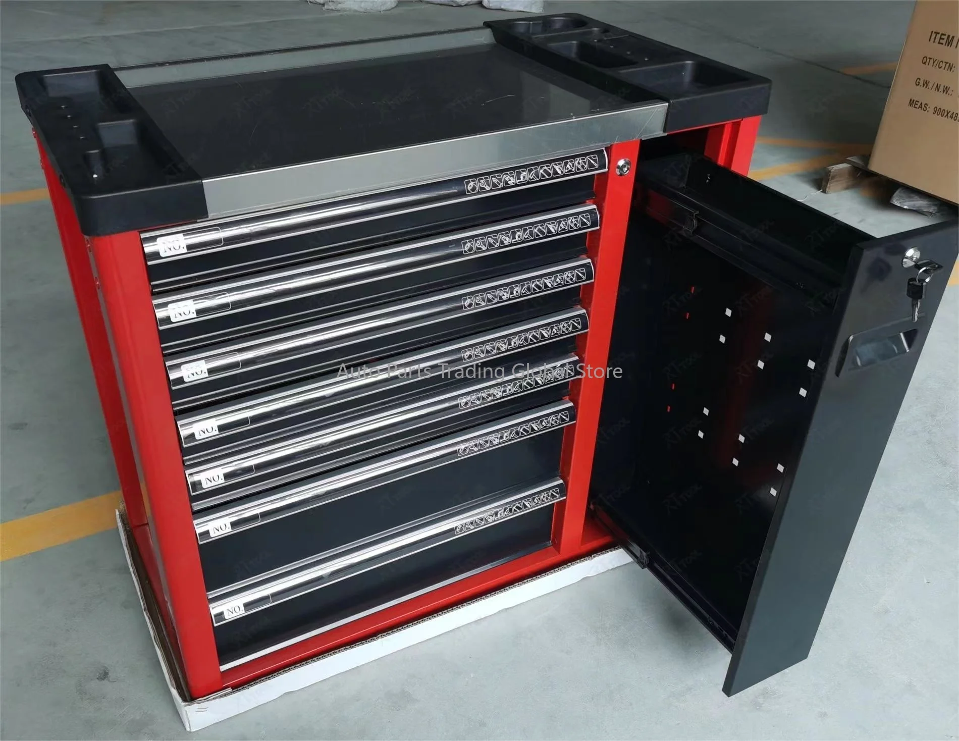 RTTOOL 266pcs Professional Vehicle Tools All Kinds With Tool Cabinet Workshop Trolley Cabinet Tool Chest Sets Competitive Price
RTTOOL 266pcs Professional Vehicle Tools All Kinds With Tool Cabinet Workshop Trolley Cabinet Tool Chest Sets Competitive Price