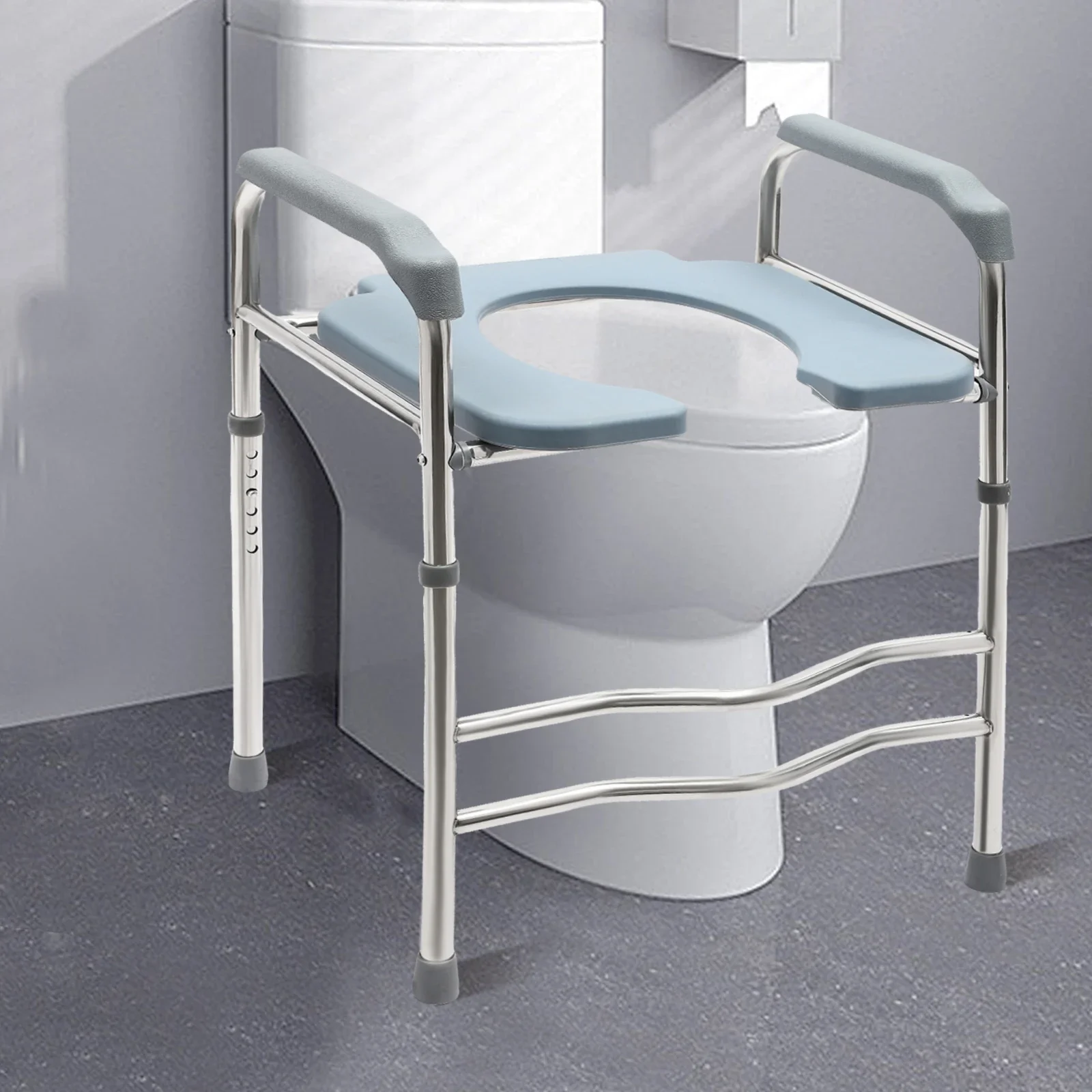 Bathroom Grab Bars with Anti-Slip Design, Stainless Steel and Plastic, 275.58 lbs Load Capacity, Easy Installation
Bathroom Grab Bars with Anti-Slip Design, Stainless Steel and Plastic, 275.58 lbs Load Capacity, Easy Installation