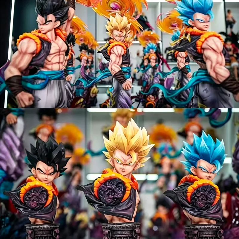 45cm Dragon Ball JT Yunqi Gogeta Figure 3 Head Sculpt SSJ2 Super Blue Gogeta GK Statue Anime Collect Model Ornament Toy Boy Gift
45cm Dragon Ball JT Yunqi Gogeta Figure 3 Head Sculpt SSJ2 Super Blue Gogeta GK Statue Anime Collect Model Ornament Toy Boy Gift