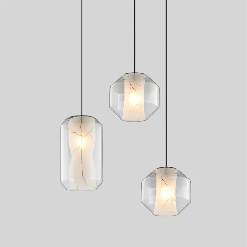 Nordic Modern Marble Pendant Lights Home Decor Bedroom Glass Hanging Lamp Bedside Restaurant Dining Room Study Light Fixtures
Nordic Modern Marble Pendant Lights Home Decor Bedroom Glass Hanging Lamp Bedside Restaurant Dining Room Study Light Fixtures